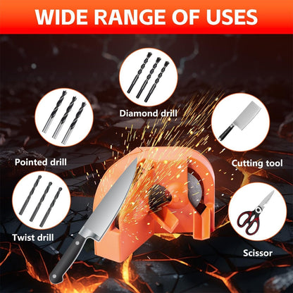 🔥 48% OFF Drill Bit Sharpener Kit – Restore Dull Bits in Minutes
