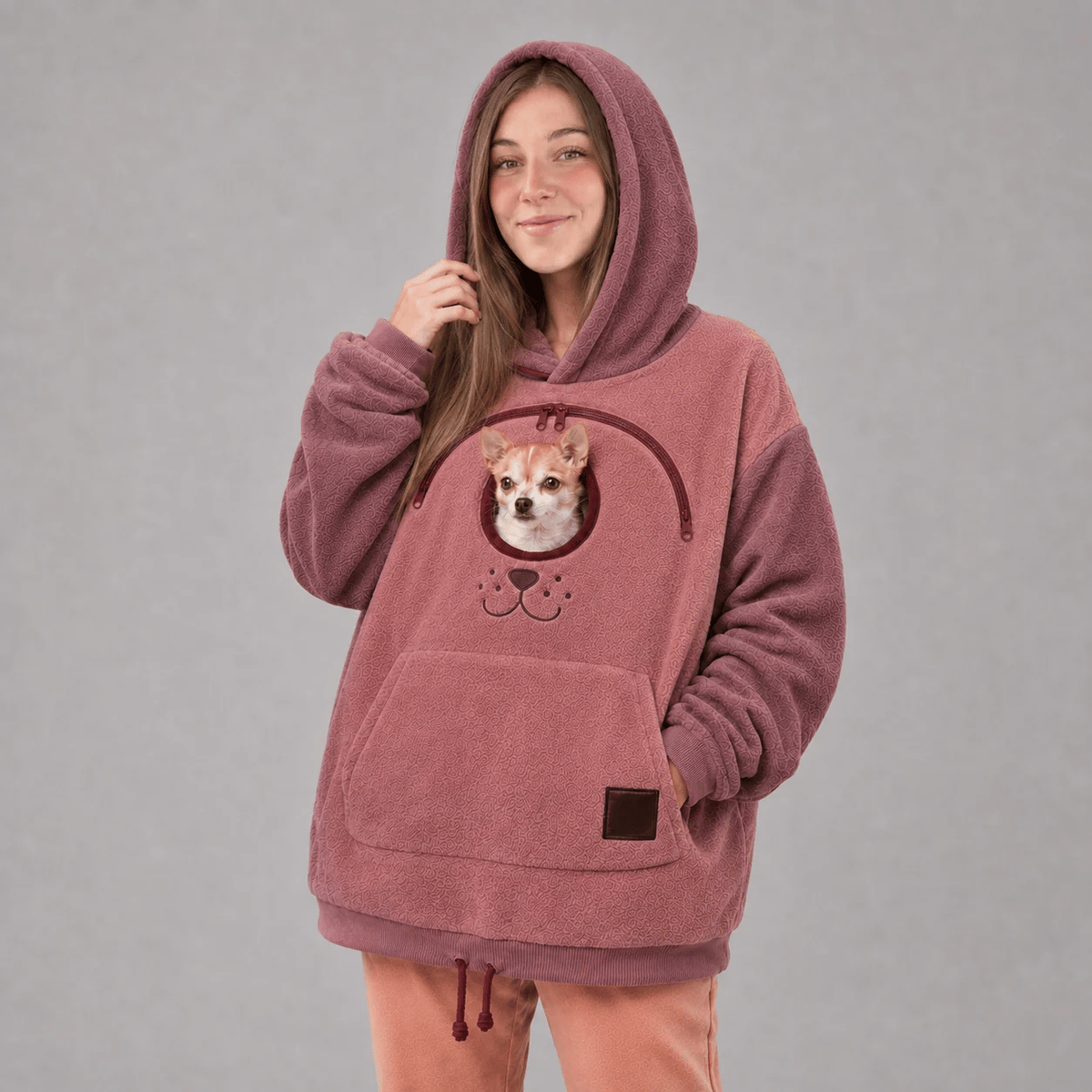 🐾Cozy Pet Carrier Hoodie — Built-In Pouch for Cats & Small Dogs