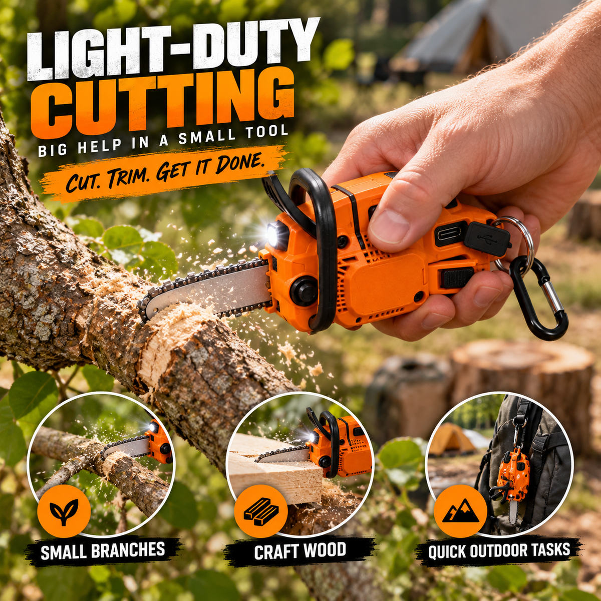 ⚡ Mini Rechargeable Keychain Cutting Tool