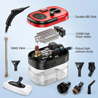 💨 Save 50% Today ✨ 3 BAR Portable Steam Cleaner for Tough Grime