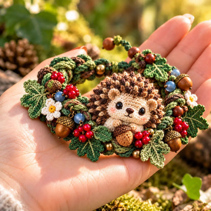 🔥Last Day 49% OFF - 🌿🧶 Woodland Wrist Friends™ – Handmade Crochet Animal Bracelet Collection