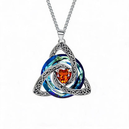 🍀 49% OFF Celtic Trinity Knot Birthstone Necklace 💎 Personalized Keepsake Gift