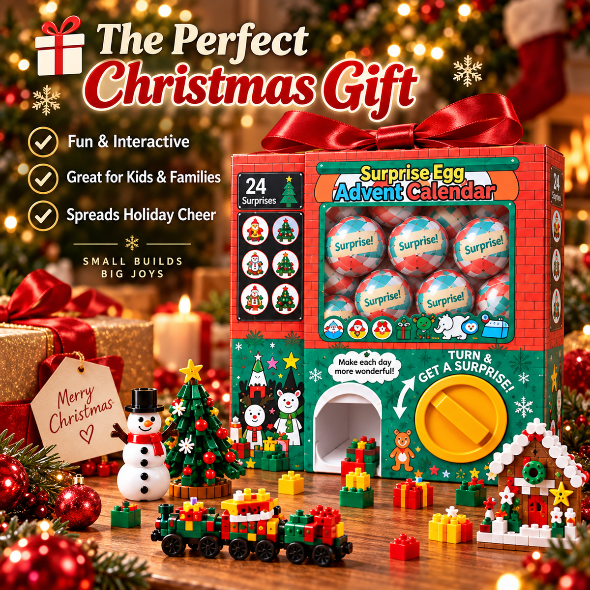 🎅 2026 Christmas Capsule Building Blocks, Surprise Mini Building Set