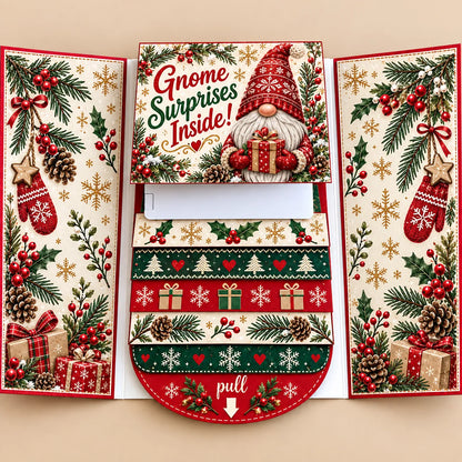⏰LAST DAY 50% OFF - 2026 New🎅🎁 Waterfall Christmas Gift Card Booklet 💳✨