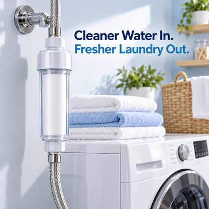 💧 Laundry Water Inlet Sediment Filter – 5-Micron Washing Machine Filter