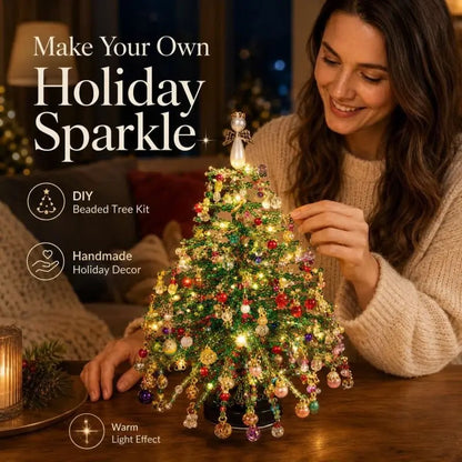🎄✨ 50% OFF DIY Beaded Christmas Tree Kit 🎁 Create Your Own Holiday Sparkle