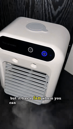 Rechargeable Mini Air Cooler with Cooling Mist for Personal Comfort🌬️