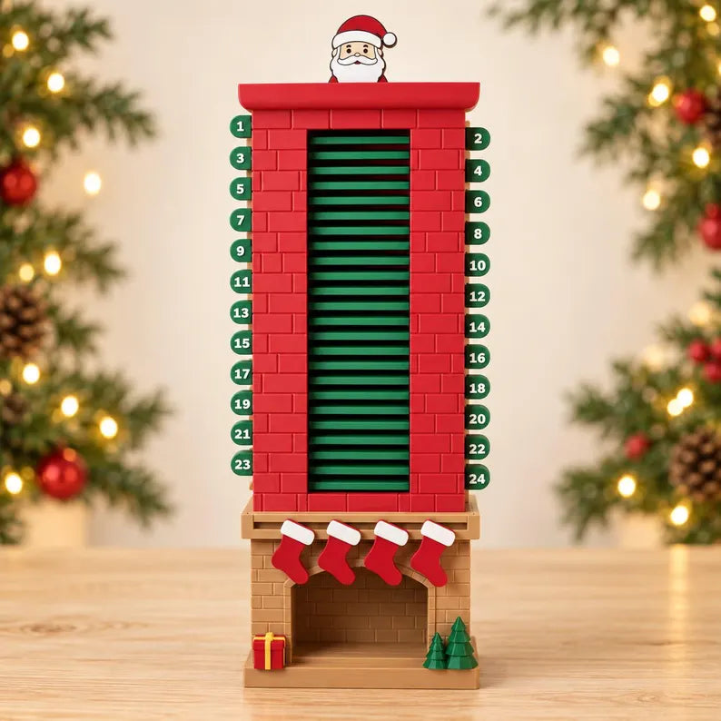 🎅 48% OFF Santa Chimney Advent Calendar – 24 Days of Christmas Magic