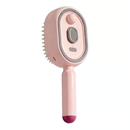 3-in-1 Electric Spray Hair Brush 🔥 Air Cushion Scalp Massage Comb with Red Light
