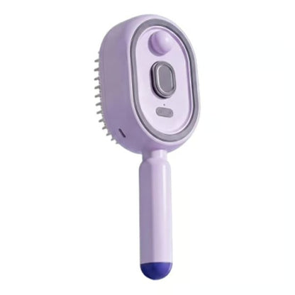 3-in-1 Electric Spray Hair Brush 🔥 Air Cushion Scalp Massage Comb with Red Light