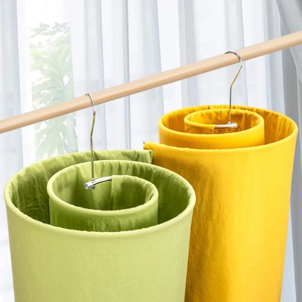 🔥 50% OFF Spiral Drying Hanger 🌀 Space-Saving Sheet & Blanket Dryer