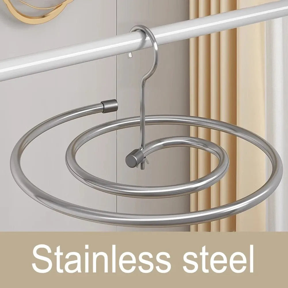 🔥 50% OFF Spiral Drying Hanger 🌀 Space-Saving Sheet & Blanket Dryer