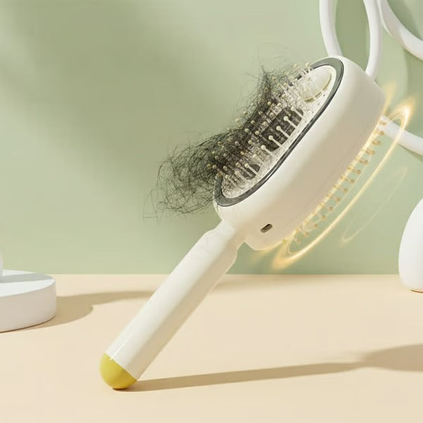 3-in-1 Electric Spray Hair Brush 🔥 Air Cushion Scalp Massage Comb with Red Light