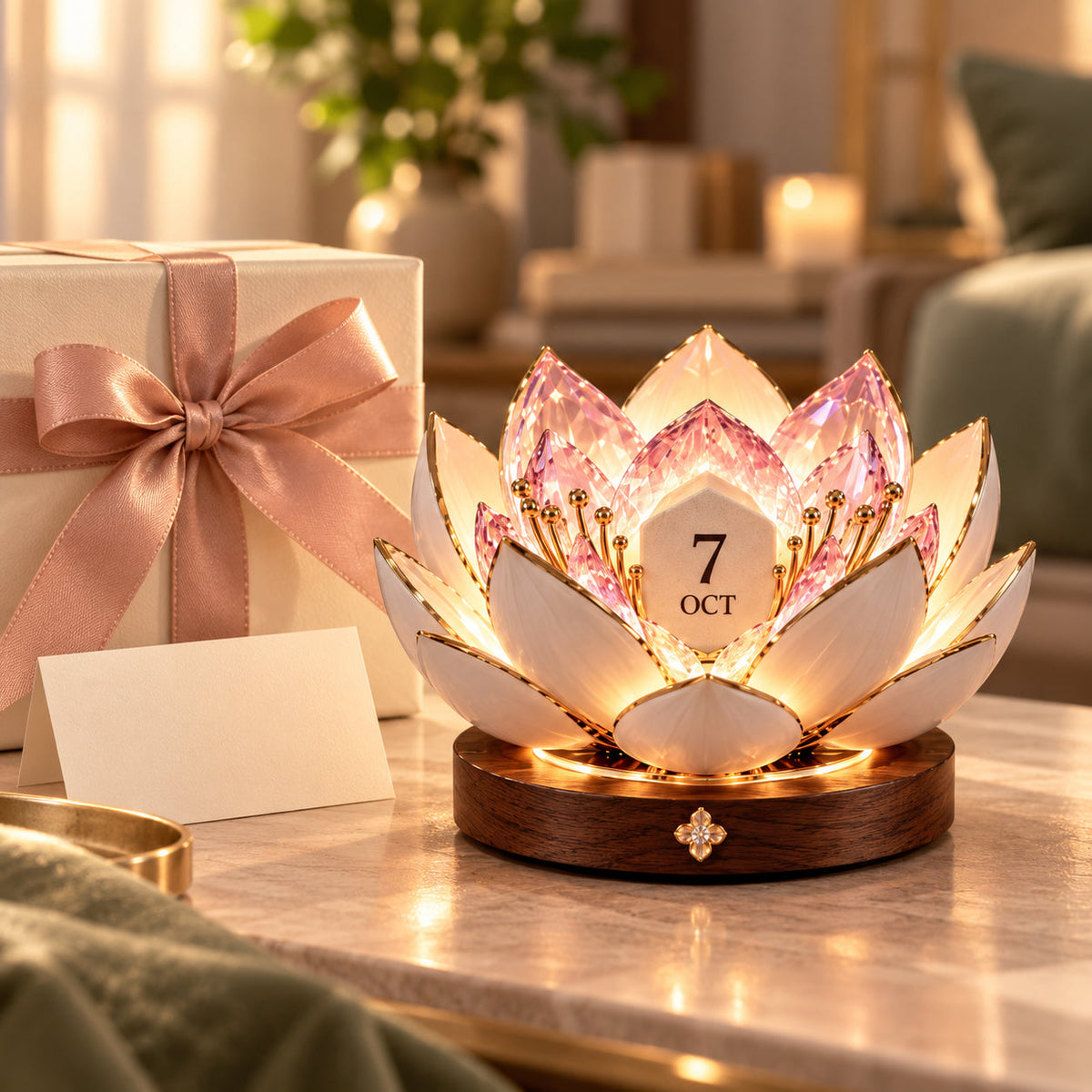 ⭐50% OFF -🌸Automatic Blooming Perpetual Calendar