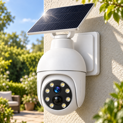 ☀️ Solar Motion Sensor Light - Camera-Style Outdoor Wall & Pathway Lamp 📹