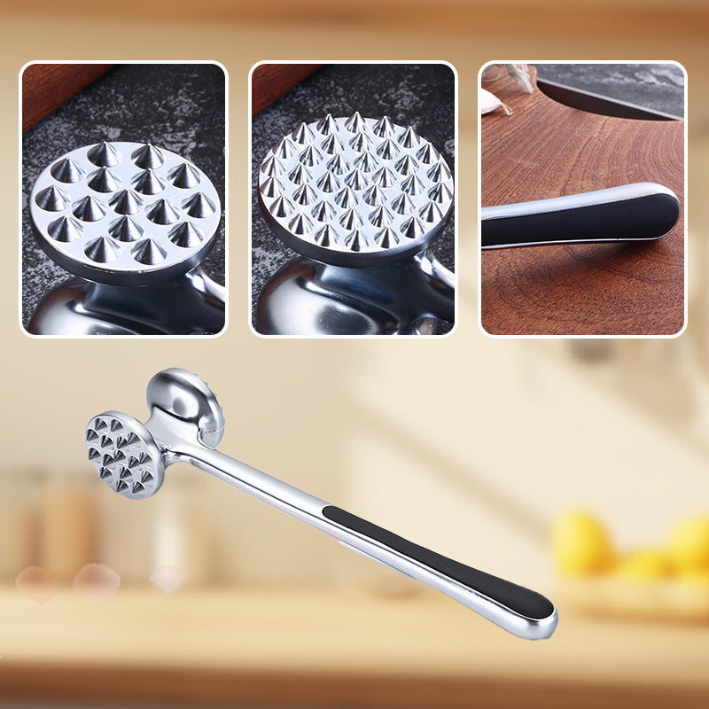 🔥 First 50 Customers Get Buy 1 Get 1 FREE — Heavy-Duty Dual-Sided Meat Hammer for Steak, Pork & Chicken 🥩