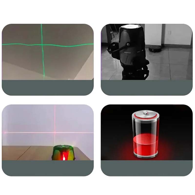 🔧90° Right‑Angle Laser Level Square | Infrared Line Marker for Tiling & DIY Projects