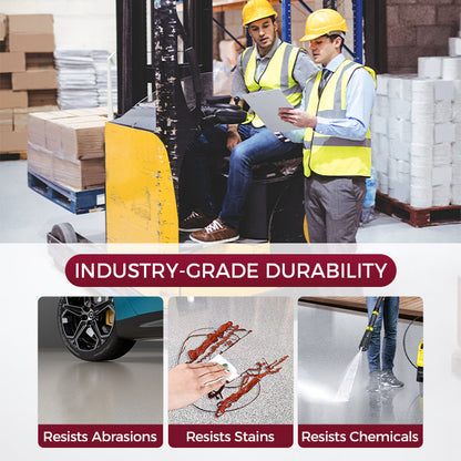 ✨ High-Gloss Epoxy Marble-Effect Floor Coating – Scratch-Resistant, Water-Based, DIY