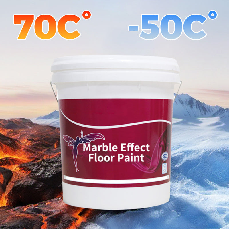 ✨ High-Gloss Epoxy Marble-Effect Floor Coating – Scratch-Resistant, Water-Based, DIY