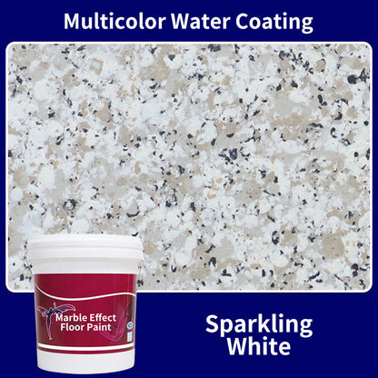 ✨ High-Gloss Epoxy Marble-Effect Floor Coating – Scratch-Resistant, Water-Based, DIY