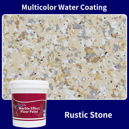 ✨ High-Gloss Epoxy Marble-Effect Floor Coating – Scratch-Resistant, Water-Based, DIY