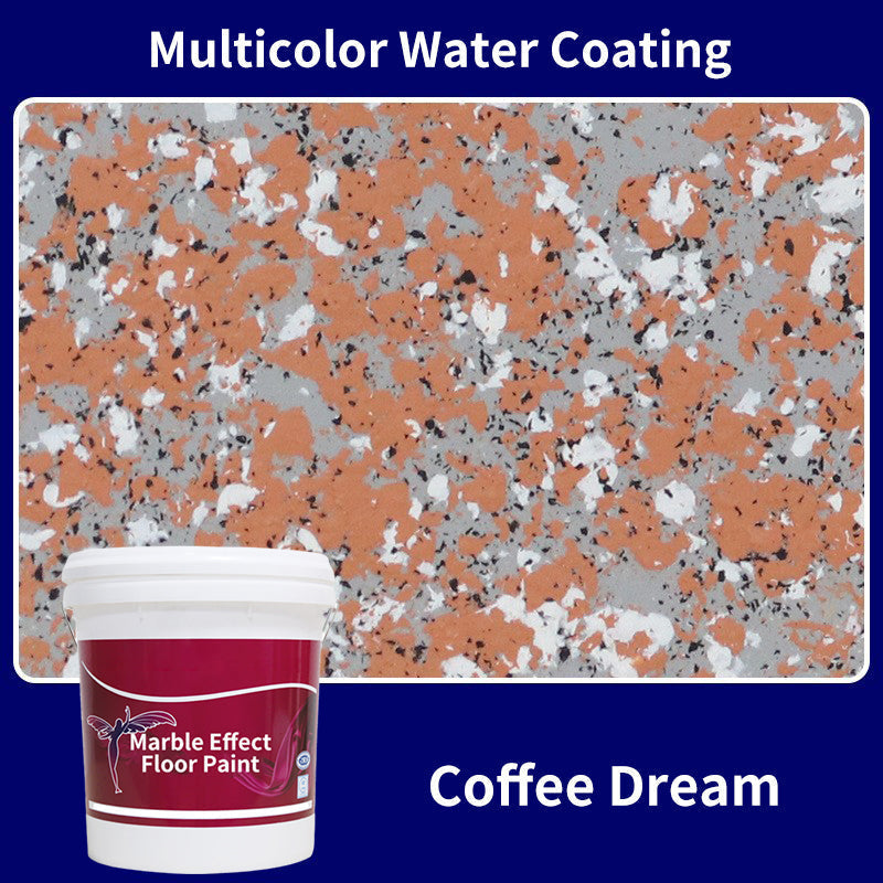 ✨ High-Gloss Epoxy Marble-Effect Floor Coating – Scratch-Resistant, Water-Based, DIY