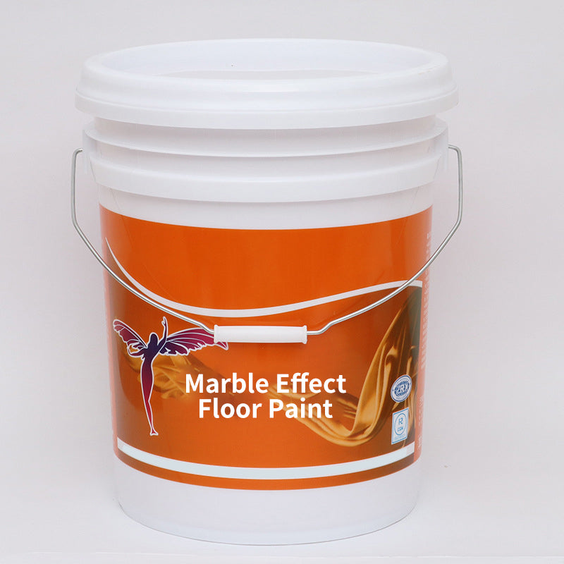 ✨ High-Gloss Epoxy Marble-Effect Floor Coating – Scratch-Resistant, Water-Based, DIY