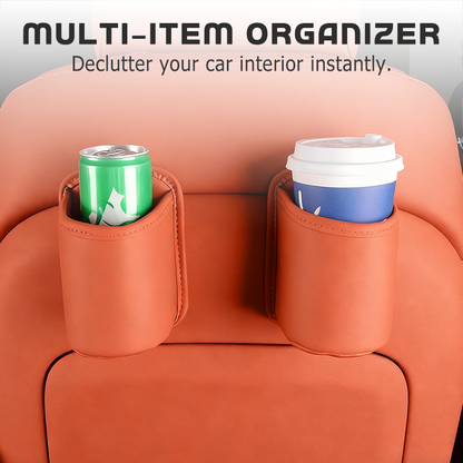 🥳NEW HOT SALE🥳💞55K+ SOLD!🚗🧺 58% OFF! Leather Car Door Cup Holder – Wide‑mouth opening, easy reach for drinks & phone. Clip‑on secure fit. PU leather, tough & stylish. 🛡️✨