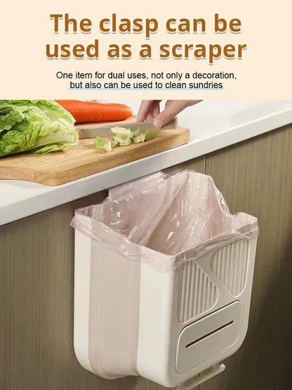 🔥While Supplies Last 50% OFF!🎉 Folding Hanging Kitchen Waste Trash Can