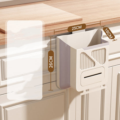 🔥While Supplies Last 50% OFF!🎉 Folding Hanging Kitchen Waste Trash Can