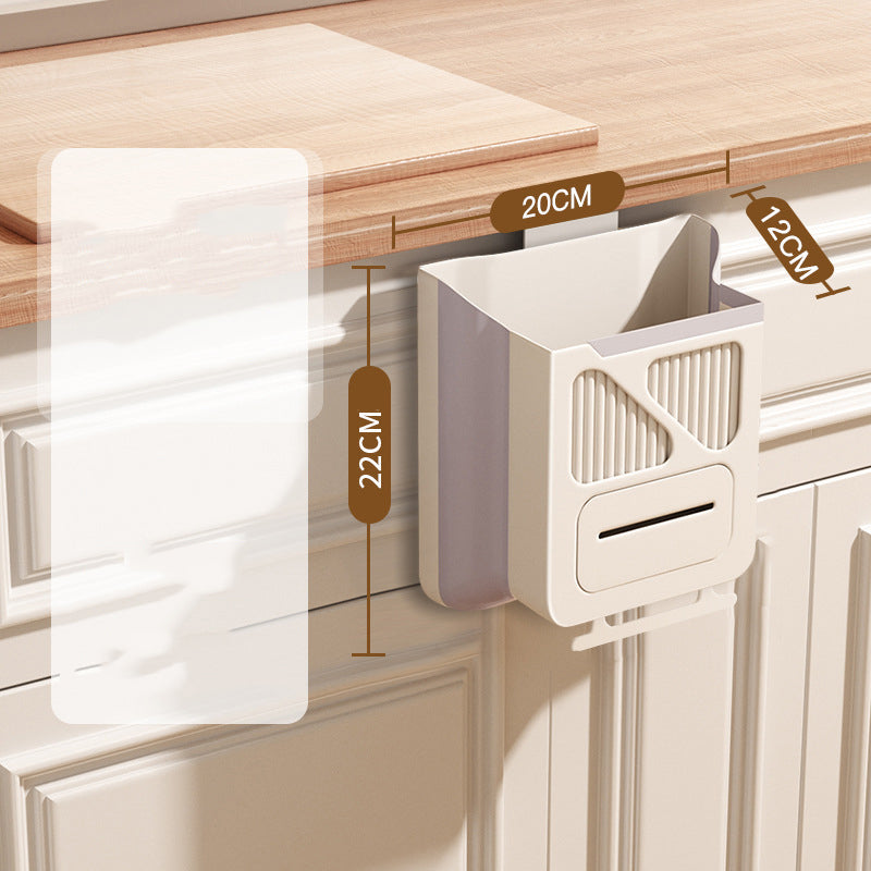 ⏳Time-Limited Special⏰ Folding Hanging Kitchen Waste Trash Can🗑️