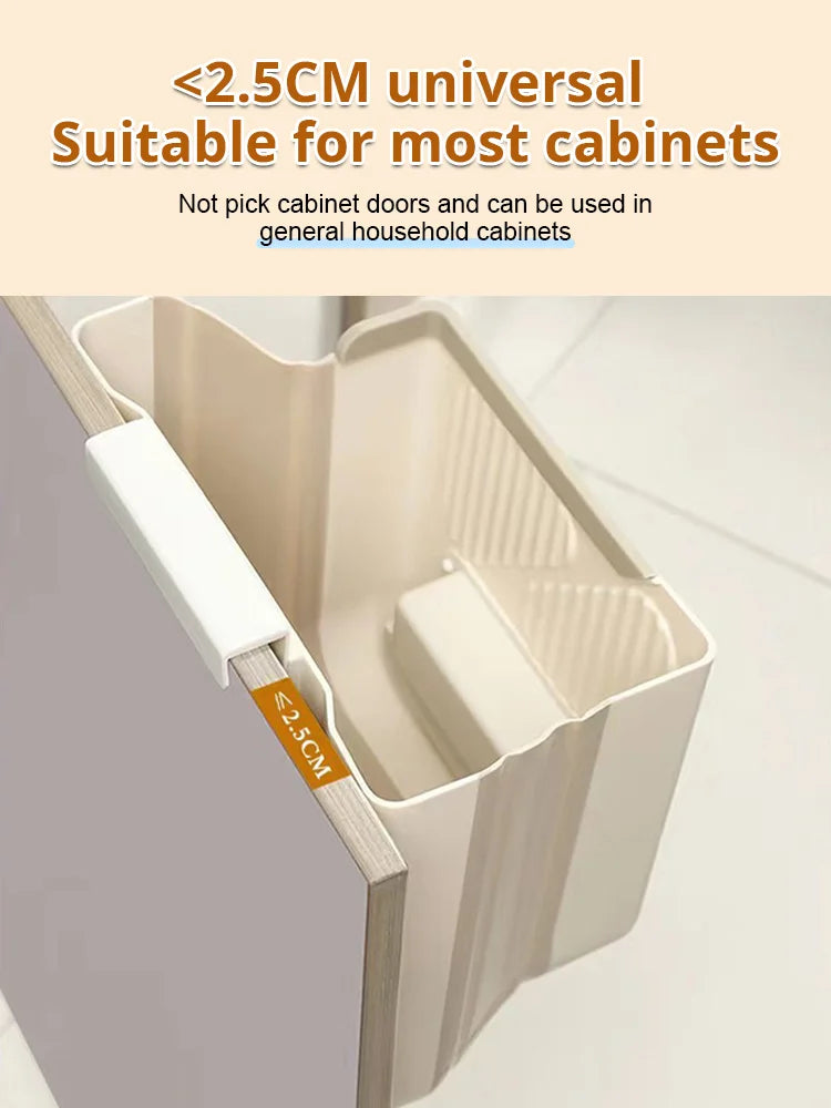 ⏳Time-Limited Special⏰ Folding Hanging Kitchen Waste Trash Can🗑️