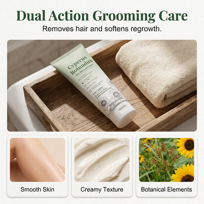 ⏳Limited-time 50% off Cyperus Hair Removal Cream🌿 Gentle Full Body Depilatory Cream
