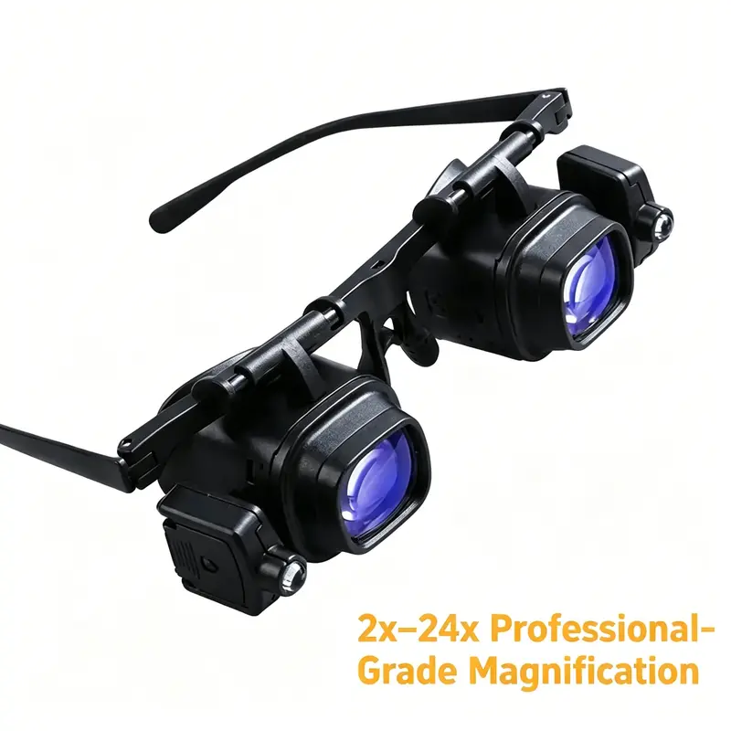 📢📢50% OFF !! 🔍LED Magnifying Glasses With Interchangeable Lenses and Adjustable Lights ✨