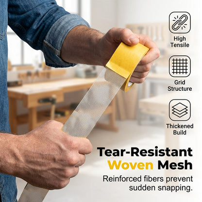🔥 50% OFF Reinforced Double-Sided Mesh Tape – Strong Hold, Clean Removal