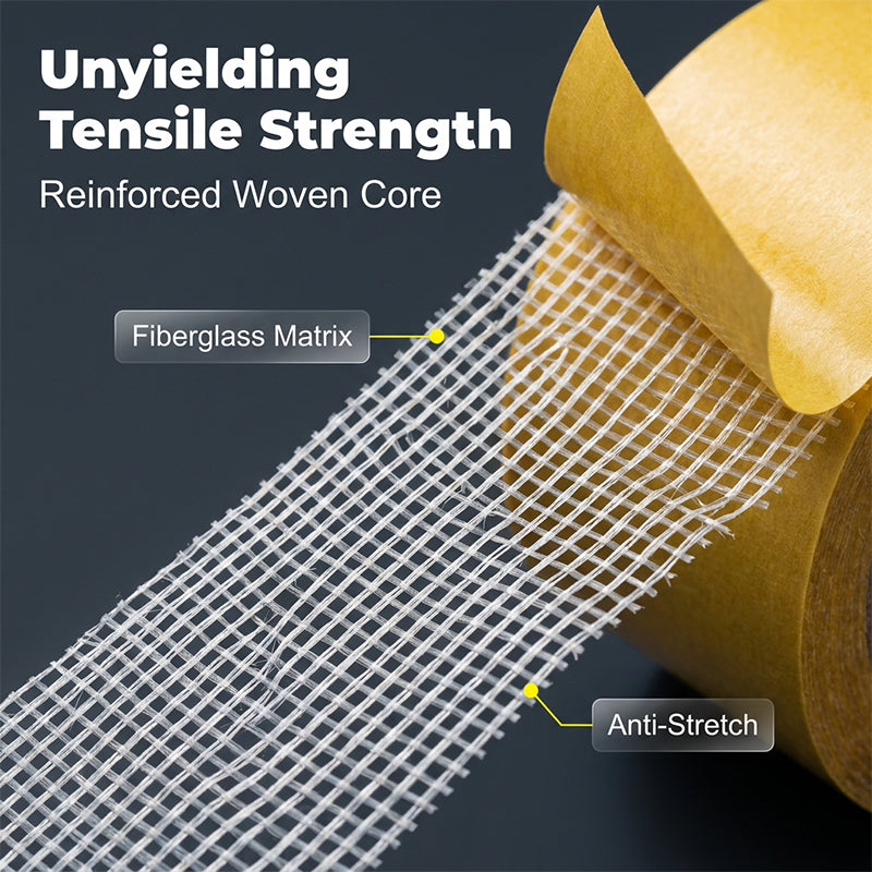 🔥 50% OFF Reinforced Double-Sided Mesh Tape – Strong Hold, Clean Removal