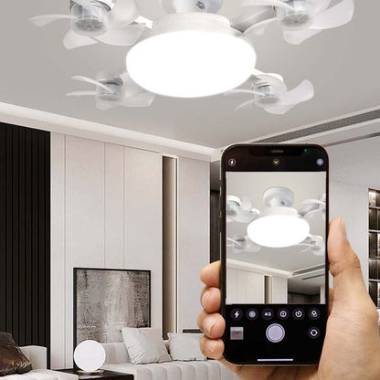 🌀New E27 Socket Ceiling Fan Light – 2‑in‑1 Silent LED Fan with Remote Control, Energy‑Saving Cooling & Lighting Combo for Home Bedroom