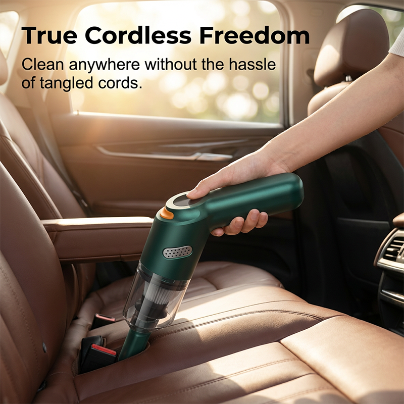 🚗 10,000Pa Cordless Handheld Car Vacuum Cleaner – Powerful Lightweight Rechargeable Vacuum for Car & Home