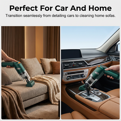 🚗 10,000Pa Cordless Handheld Car Vacuum Cleaner – Powerful Lightweight Rechargeable Vacuum for Car & Home