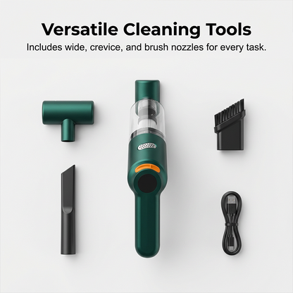 🚗 10,000Pa Cordless Handheld Car Vacuum Cleaner – Powerful Lightweight Rechargeable Vacuum for Car & Home