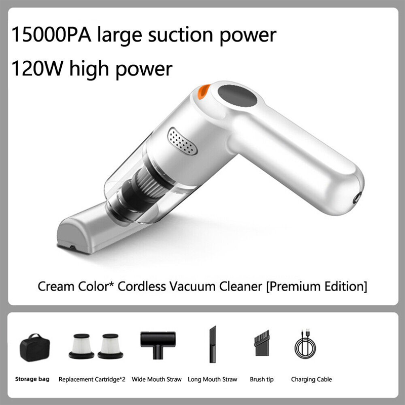 🚗 10,000Pa Cordless Handheld Car Vacuum Cleaner – Powerful Lightweight Rechargeable Vacuum for Car & Home