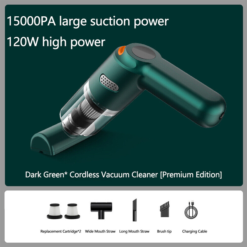 🚗 10,000Pa Cordless Handheld Car Vacuum Cleaner – Powerful Lightweight Rechargeable Vacuum for Car & Home