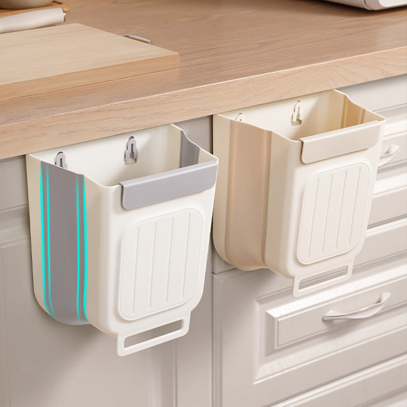 🗑️ Multipurpose Hanging Collapsible Trash Can for Kitchen & Bathroom