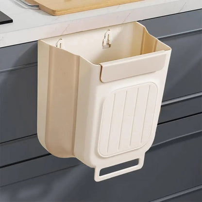 🗑️ Multipurpose Hanging Collapsible Trash Can for Kitchen & Bathroom