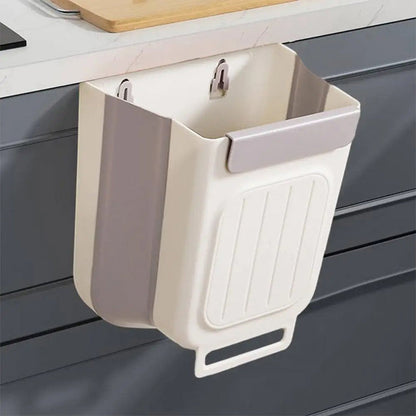 🗑️ Multipurpose Hanging Collapsible Trash Can for Kitchen & Bathroom