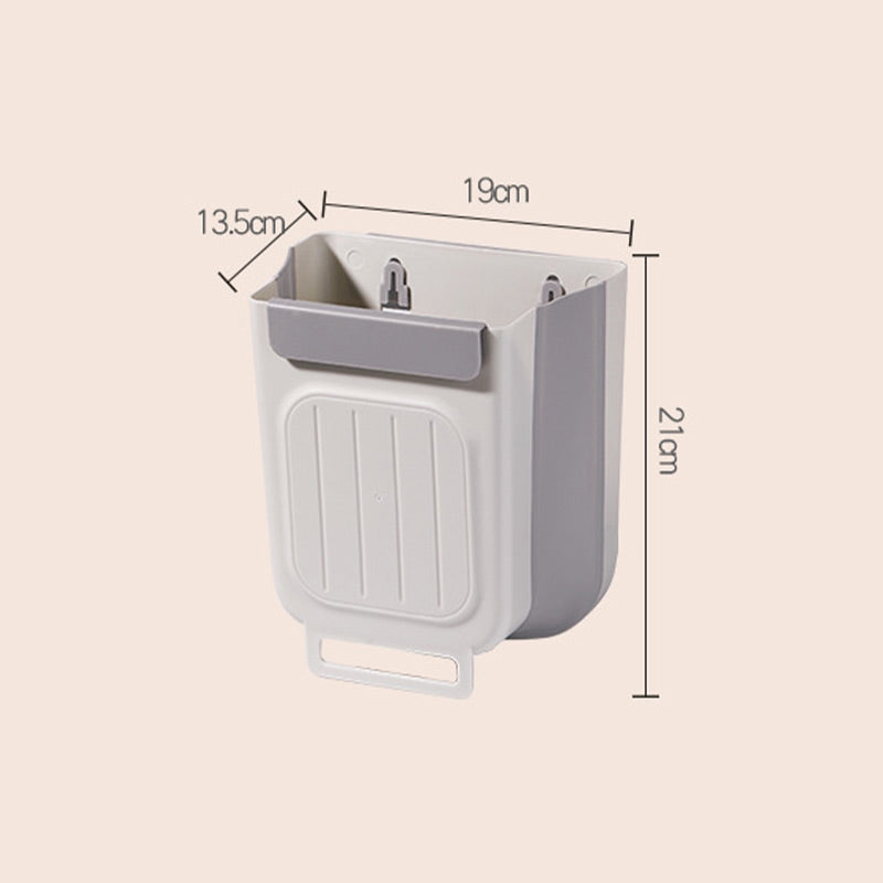 🗑️ Multipurpose Hanging Collapsible Trash Can for Kitchen & Bathroom