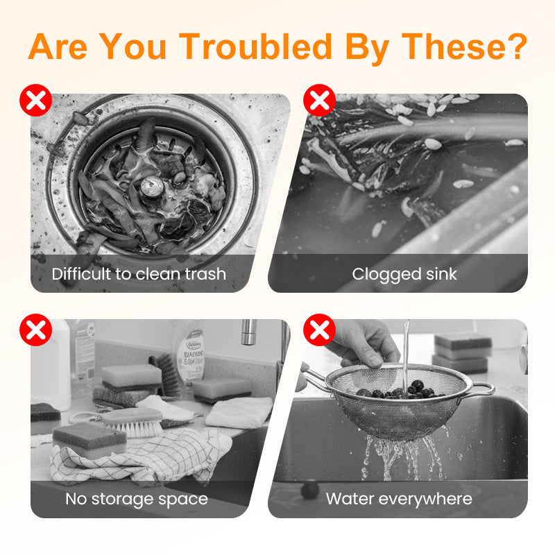 🧽 50% OFF Collapsible Sink Strainer Basket ✨ Catch Scraps, Drain Water & Save Space