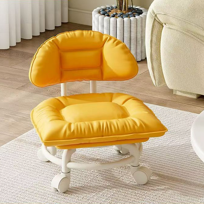 🪑 49% OFF NOW! ⏰ Rolling Low Stool with Backrest – Padded seat & silent casters – Perfect for workshops, garages or studios – comfortable and mobile 🛠️✨