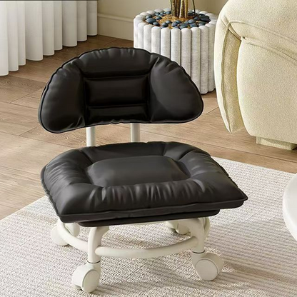 🪑 49% OFF NOW! ⏰ Rolling Low Stool with Backrest – Padded seat & silent casters – Perfect for workshops, garages or studios – comfortable and mobile 🛠️✨