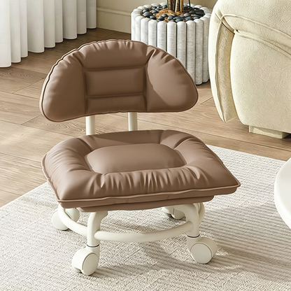 🪑 49% OFF NOW! ⏰ Rolling Low Stool with Backrest – Padded seat & silent casters – Perfect for workshops, garages or studios – comfortable and mobile 🛠️✨
